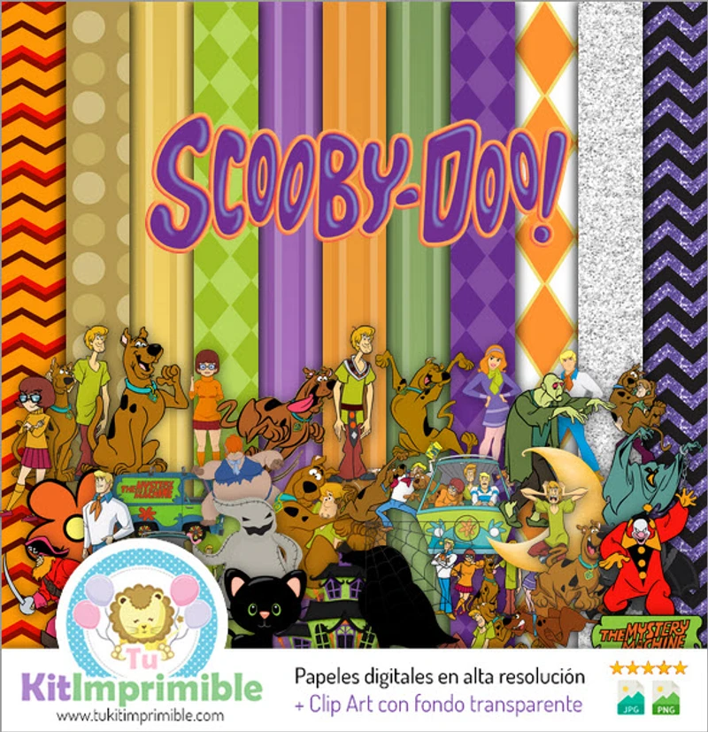 Carta digitale Scooby Doo Mystery Party - M1