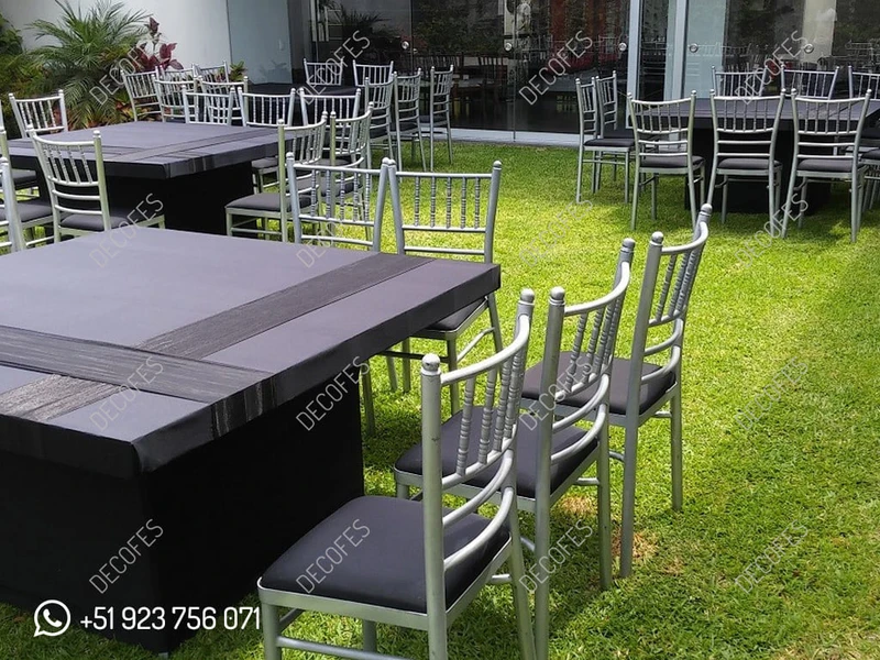 Chaises Tiffany pour événements