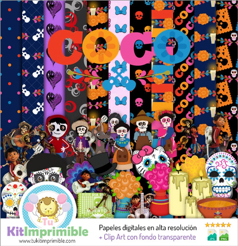 Coco 数字剪贴簿完整工艺套装 - M4