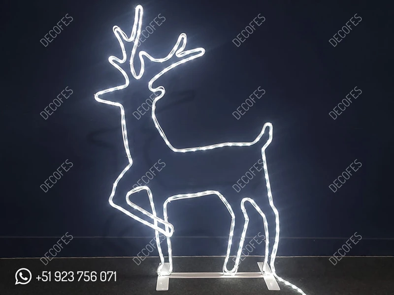Galería 5 | Decorações de Natal em forma de rena com LED