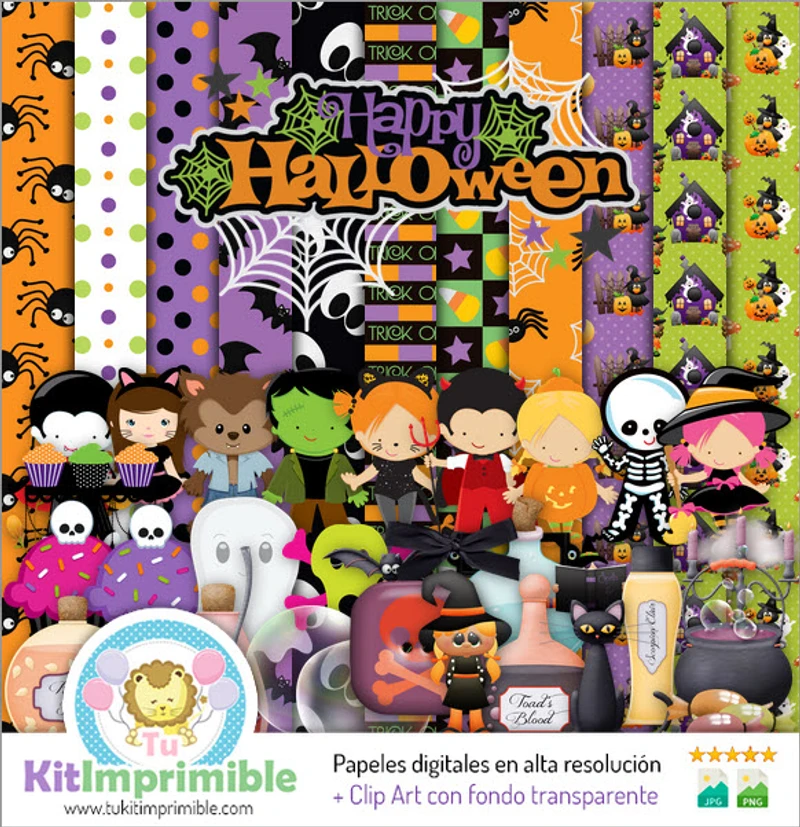 Desenhos de Halloween para imprimir para artesanato digital - M10