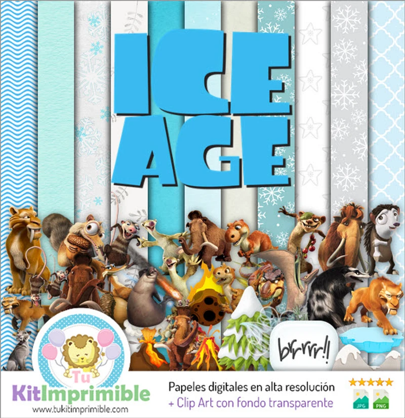 Documentos Digitais Festas da Era do Gelo Pré-história - M1