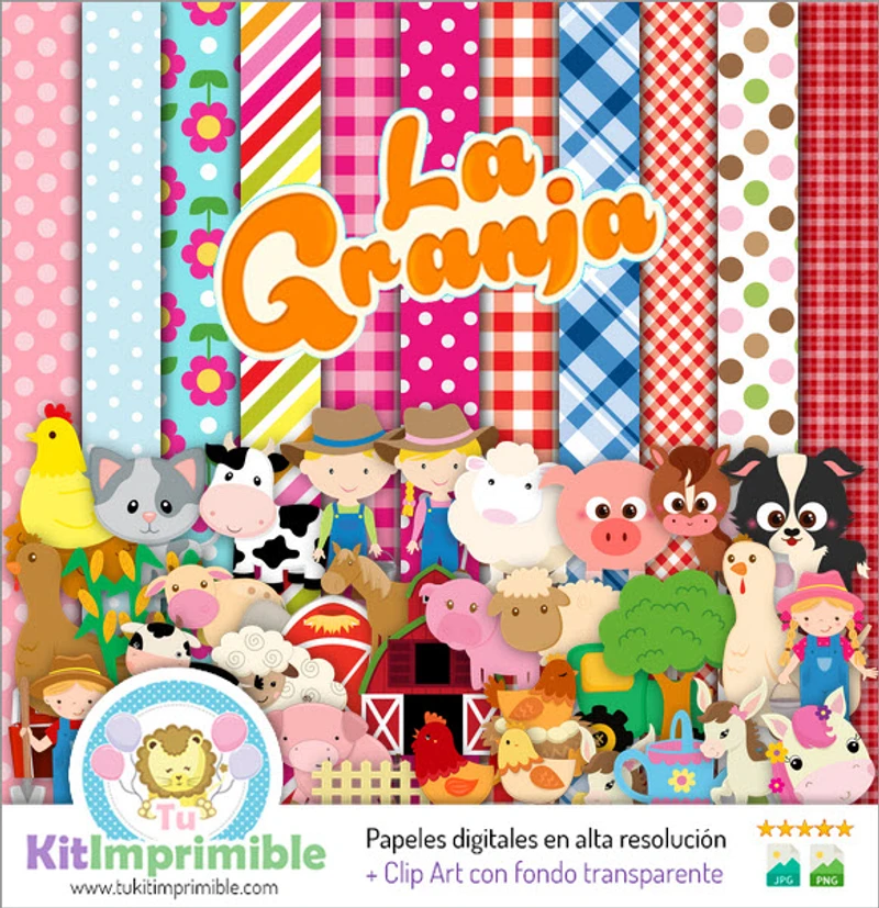 Patrones | Elementos Educacionais do Kit Fazenda Digital - M13