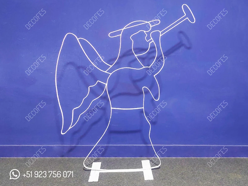 Figuras de Natal de anjos em LED