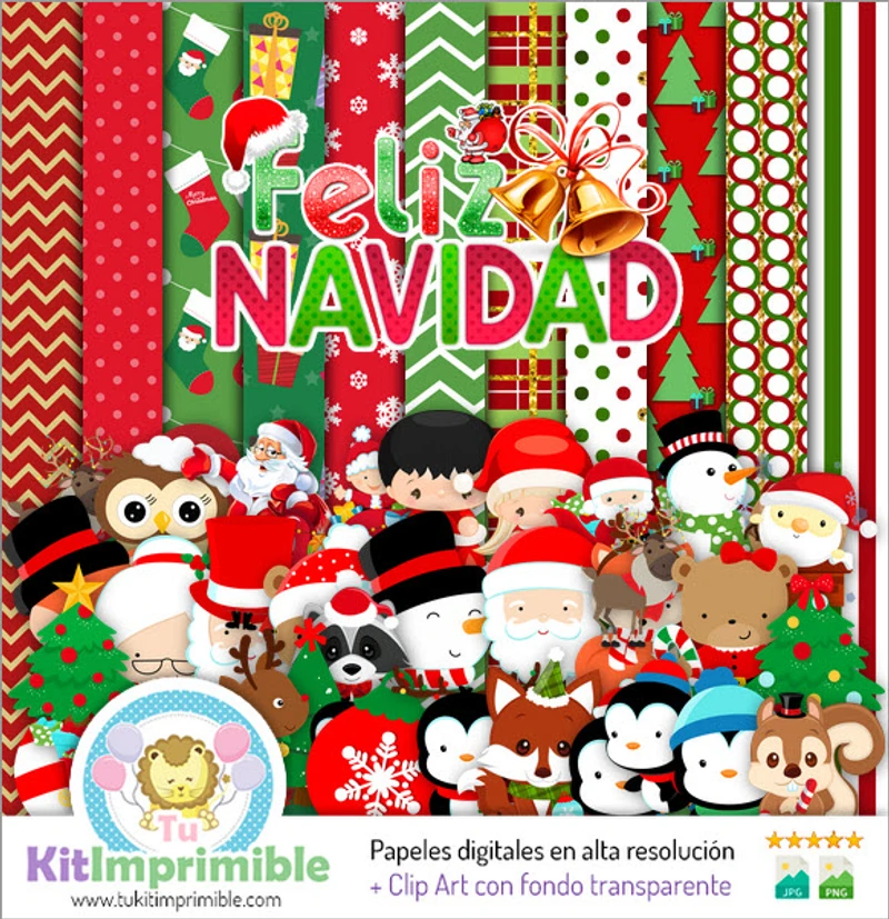 Fundos festivos para decoração digital de Natal - M9