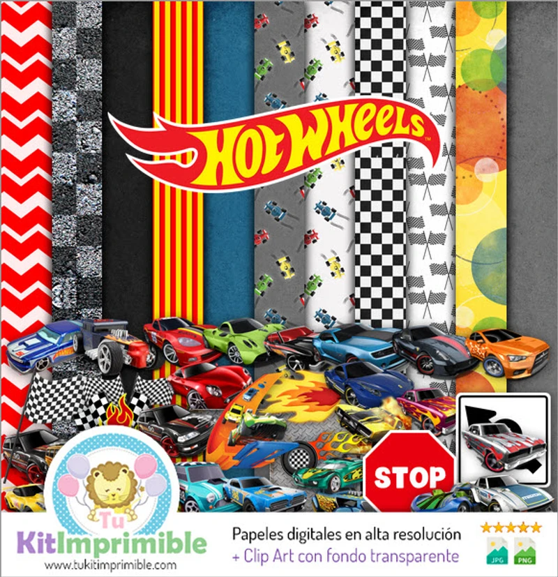 Hot Wheels Digital Papers Feste Corse - M1