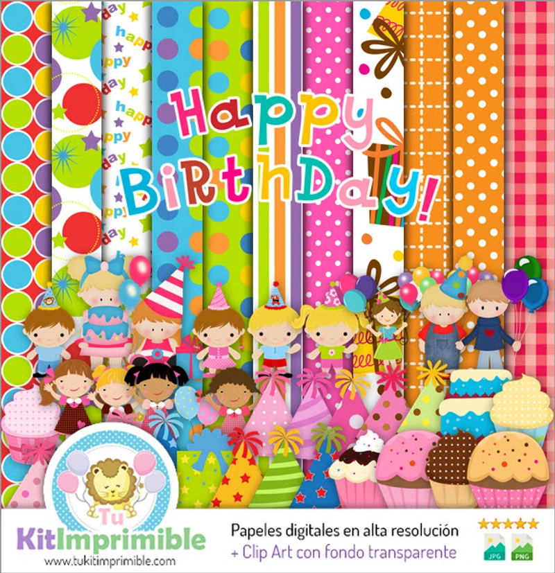 Inviti digitali di buon compleanno - M5