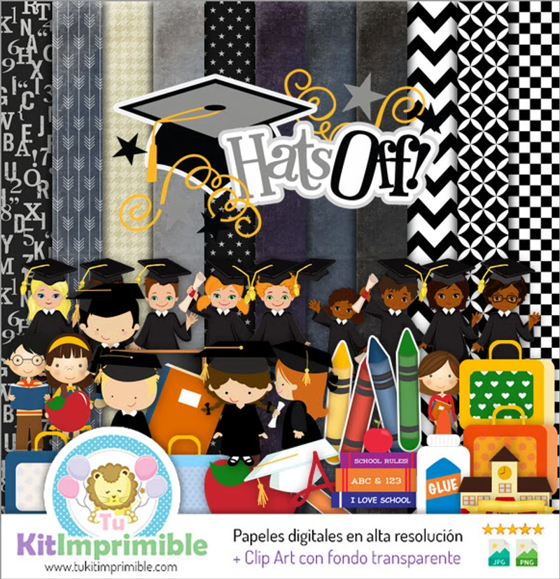 Kit di laurea digitale Sfondi decorativi per eventi - M2