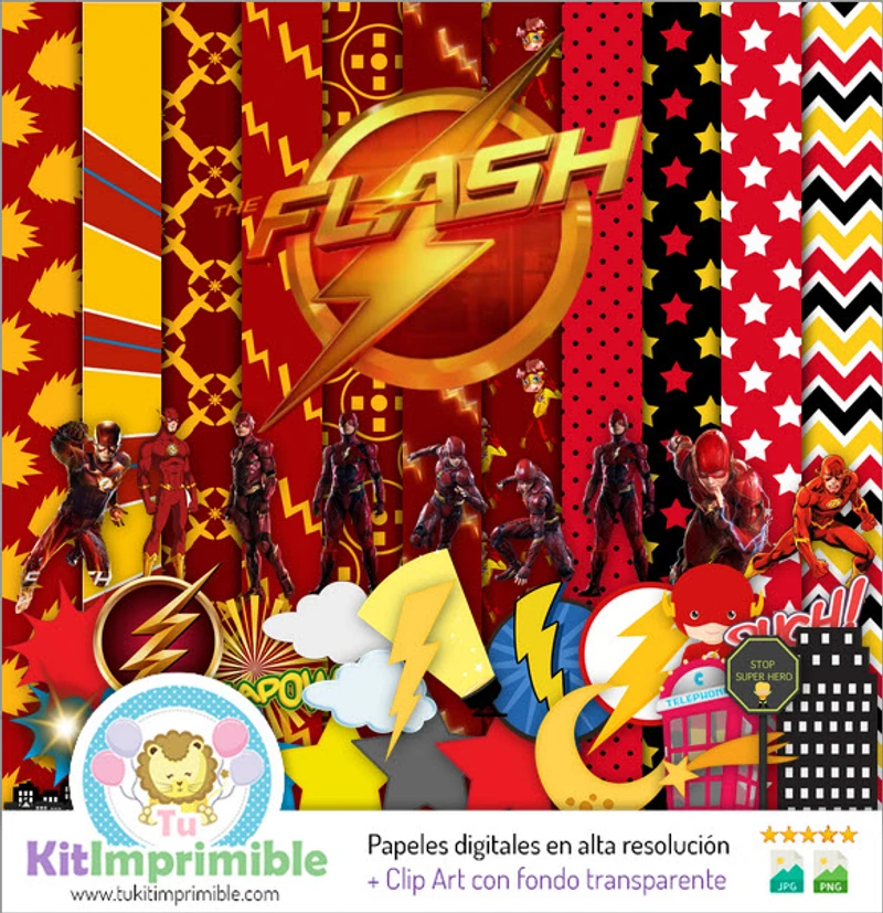 Kit Flash Digital Fondos Decorativos Fiestas - M2