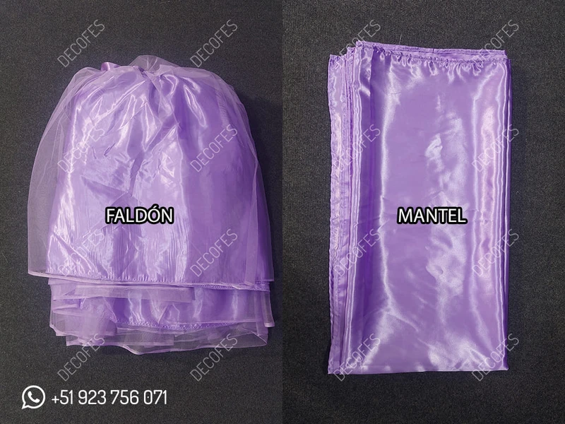 Galería 2 | Nappes de buffet modèle Tutu standard