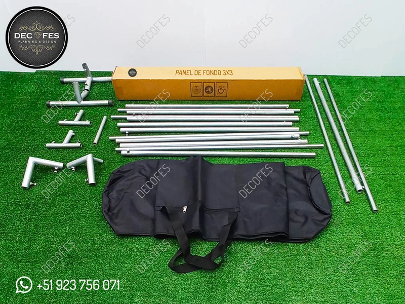 Galería 5 | Painel 3x3 + Varão de Cortina + Mochila