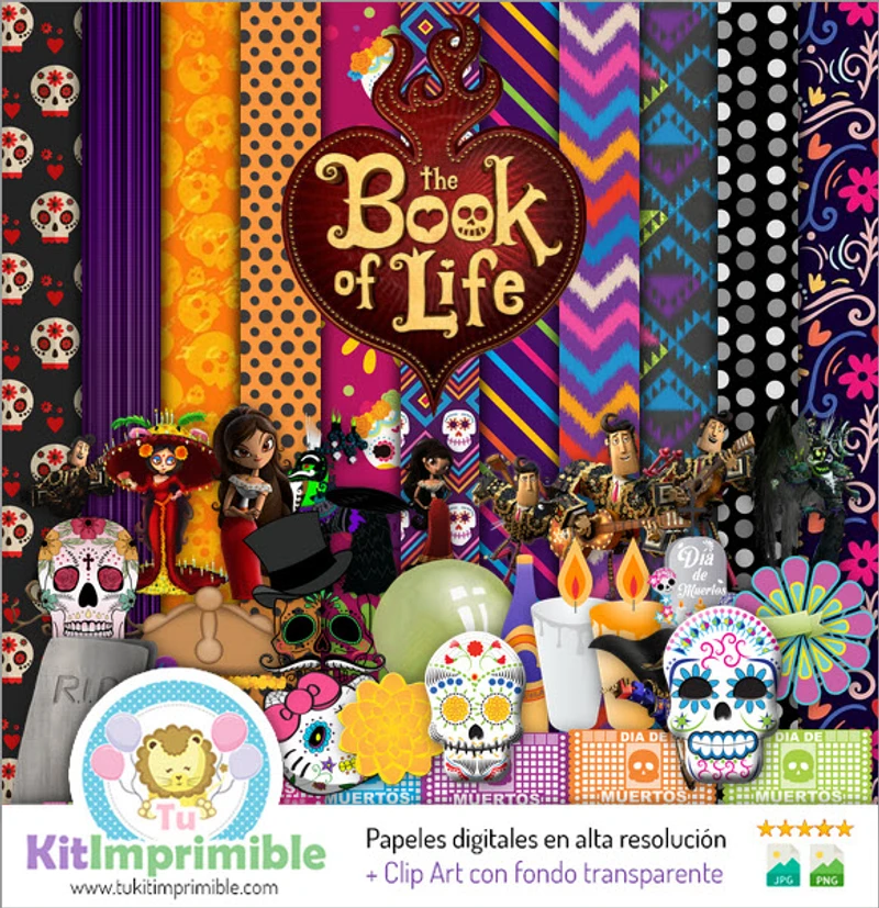Papeles Digitales El Libro De La Vida Fiestas Mexicanas - M1