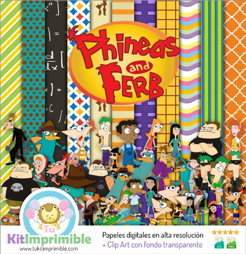 Phineas et Ferb - Documents numériques : Fêtes et inventions - M1