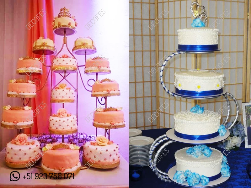 Présentoir à gâteau modèle collage