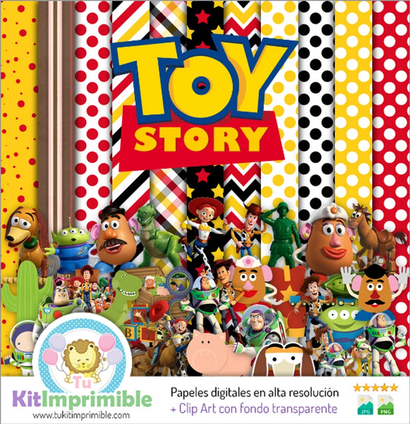 Scrapbook Toy Story Set digitale Manuali completi - M4
