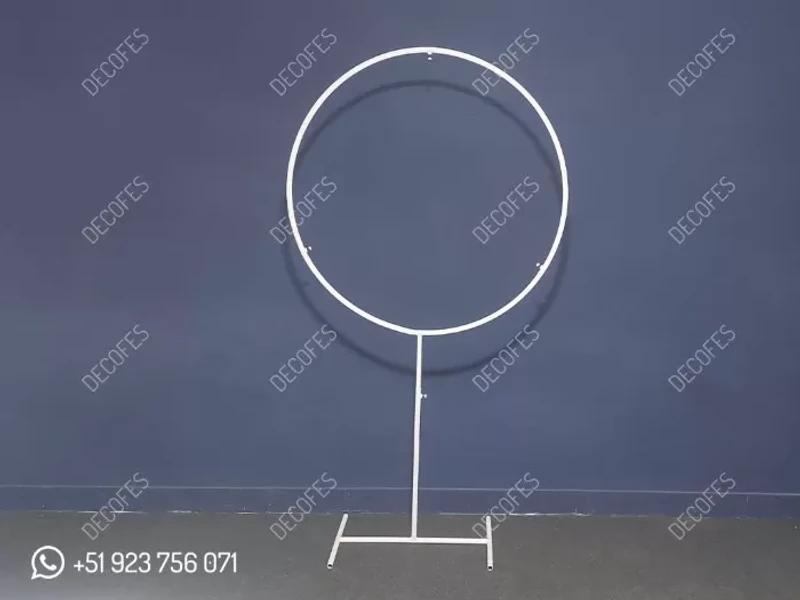 Soporte de Fierro para Globos con Forma Redonda