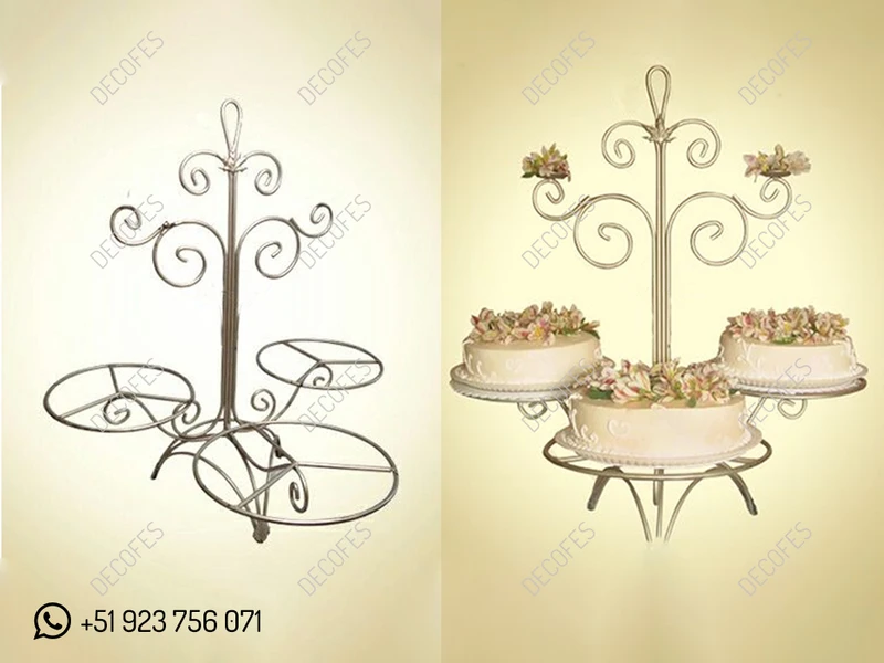 Suporte para bolo modelo vintage