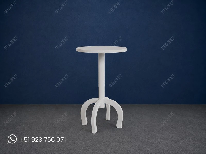 Table d'appoint en MDF en forme d'araignée