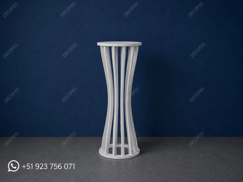 Table haute pour bouquets de mariage
