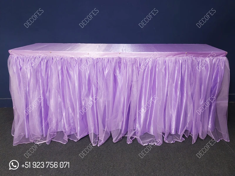 Tutu Modell Standard Buffet-Tischdecken